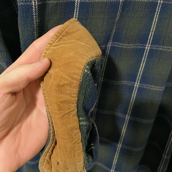 Blue Grunge Made In India Button Down Shirt Very Comfy Old Style L Size - Picture 6 of 7